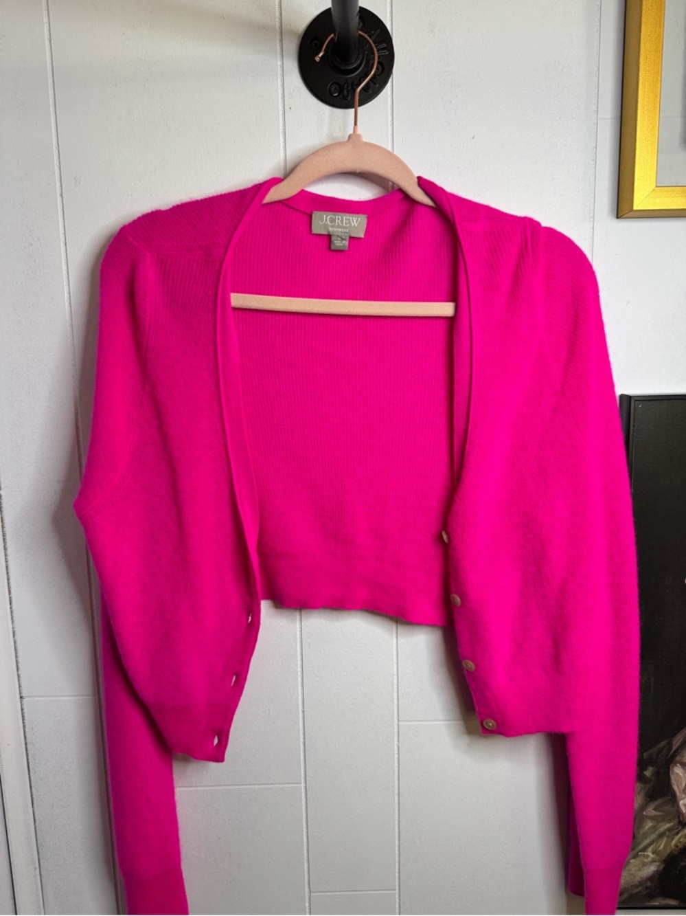 J.Crew Cashmere, cropped cardigan